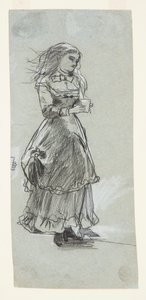 Mädchen mit Trinkglas von Winslow Homer