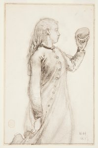 Mädchen mit einer Muschel