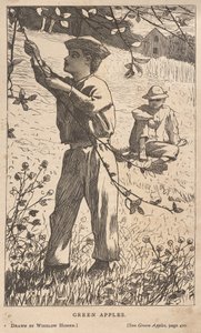 Grüne Äpfel von Winslow Homer