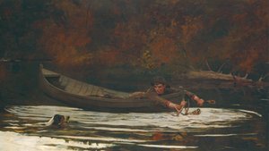 Hund und Jäger, 1892 von Winslow Homer