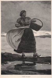 In der Bar, aus The Century Magazine, November 1883 von Winslow Homer