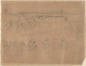 Aufstellungen und Gräben [Vorderseite], 1864