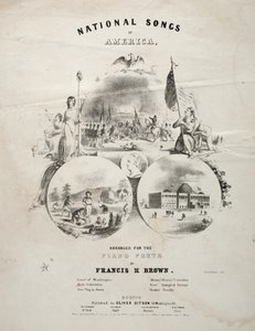 Nationalhymnen Amerikas - Notenblatt