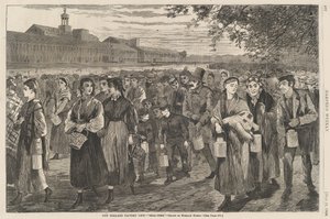 Das Fabrikleben in Neuengland - Glockenzeit von Winslow Homer