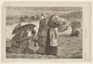 Am Strand von Long Branch - Die Kinderstunde von Winslow Homer