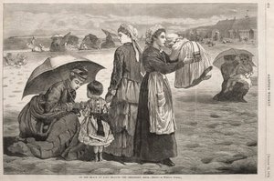 Am Strand von Long Branch - Die Kinderstunde, 1874 von Winslow Homer