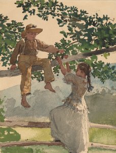 Auf dem Zaun, 1878