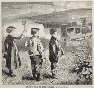 Auf dem Weg zum Lake George von Winslow Homer