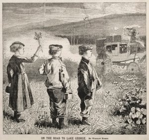 Auf dem Weg zum Lake George, 1869 von Winslow Homer