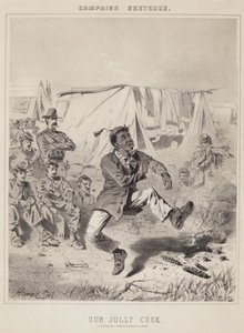 Unser fröhlicher Koch Kampagnenskizzen von Winslow Homer