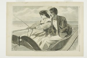 Unsere Badeorte—Der leere Ärmel in Newport von Winslow Homer