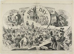 Zahltag in der Armee des Potomac von Winslow Homer