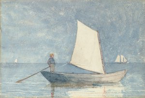 Segeln mit einem Dory, 1880