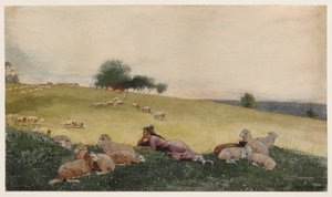 Hirtin von Houghton Farm von Winslow Homer