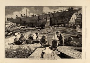 Schiffbau, Gloucester Harbor, aus Harper