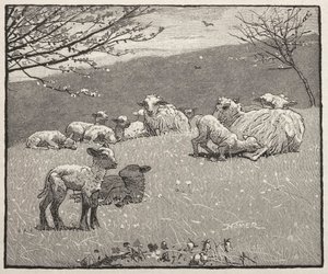 Frühlingslamm, 1880