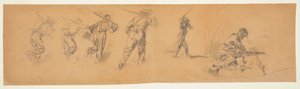 Studien von Soldaten von Winslow Homer