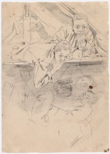 Studie für "Armeestiefel" (verso) von Winslow Homer