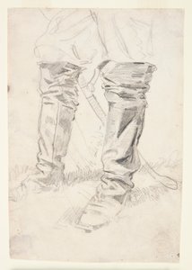 Studie der Stiefel eines Kavallerieoffiziers von Winslow Homer