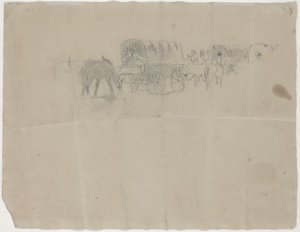 Versorgungszug und Maultiere von Winslow Homer