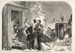 Erntedankfest - Ankunft im alten Heim von Winslow Homer