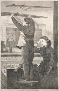 Erntedankfest - Das Gewehr aufhängen, 1865