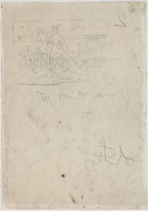 Thanksgiving im Lager [verso] von Winslow Homer