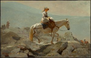 Der Reitweg, Weiße Berge von Winslow Homer