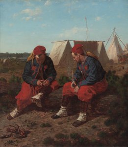 Die Brierwood-Pfeife, 1864 von Winslow Homer