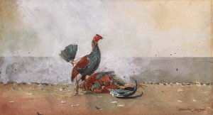Der Hahnenkampf von Winslow Homer