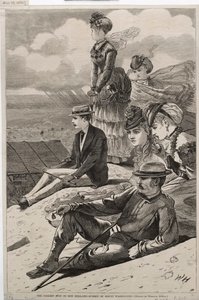 Der kühlste Ort in Neuengland - Gipfel des Mount Washington, 1870