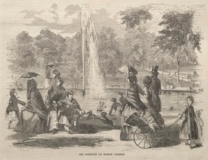 Der Brunnen am Boston Common, 1857 von Winslow Homer