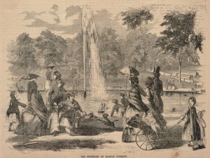 Der Brunnen auf dem Boston Common, aus Ballou
