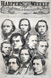 Die Delegation von Georgia im Kongress - Fotografiert von Brady, aus Harper