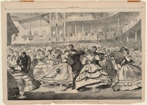 Der große russische Ball an der Musikakademie, 5. November 1863, aus Harper