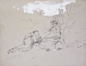 Die Flitterwochen, 1875 von Winslow Homer