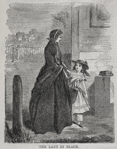 Die Dame in Schwarz von Winslow Homer