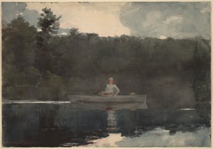 Der einsame Fischer von Winslow Homer