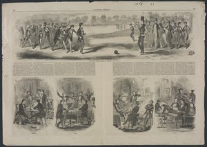 Das Match zwischen den Sophs und den Freshmen, 1857