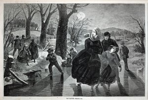 Die Schlittschuhsaison 1862, aus Harper