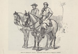 Zwei von Sheridans Spähern, aus The Century Magazine, November 1887