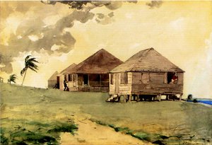 Aufkommender Tornado, Bahamas, 1885