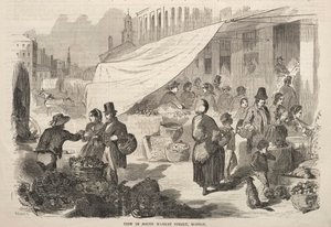 Ansicht der South Market Street, Boston, 1857