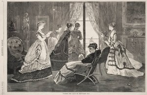 Warten auf Anrufe am Neujahrstag, 1869