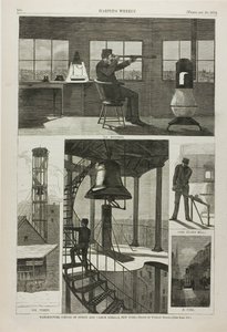 Wachturm, Ecke Spring und Varick Streets, New York von Winslow Homer
