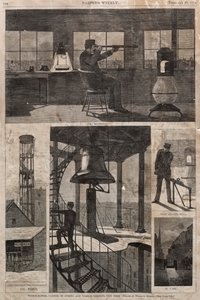 Wachturm, Ecke Spring und Varick Streets, New York von Winslow Homer
