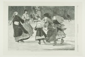 Winter – Eine Eislaufszene