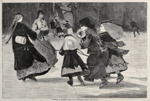 Winter - Eine Eislaufszene, 1868