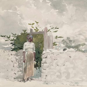 Frau am Tor, Bahamas von Winslow Homer