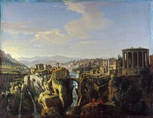 Ansicht von Tivoli, um 1700 von Wittel